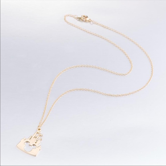 Stainless Steel Disney Castle Necklace & Earrings - Picture 5 of 8